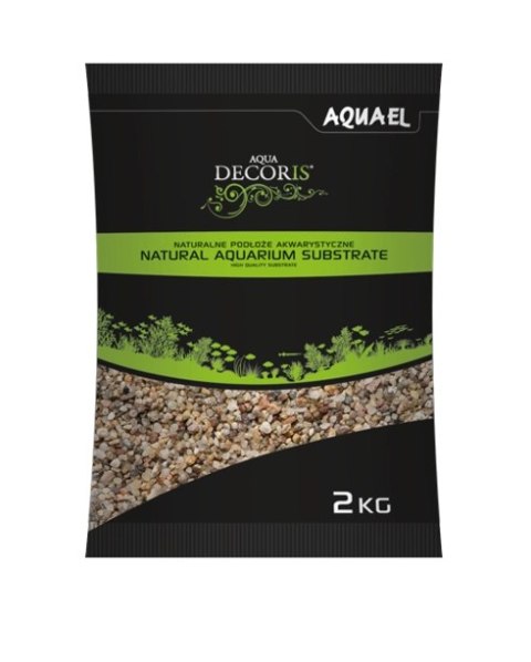 AQUAEL Żwir Naturalny Wielobarwny 1,4-2mm 2kg