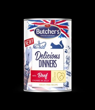 Butcher's Delicious Dinners Kawałki W Galaretce Z Wołowiną 400g