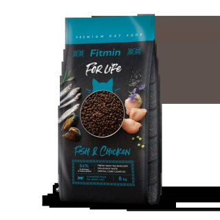 Fitmin Cat For Life Adult Fish And Chicken 8kg