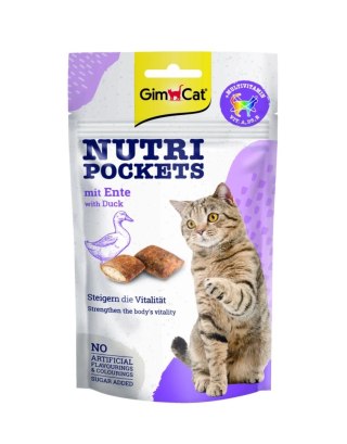 GIMCAT NUTRI POCKETS Przysmak z kaczką 60g