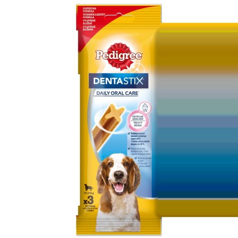 PEDIGREE DentaStix (średnie rasy) przysmak dentystyczny dla psów 3 szt. - 77g