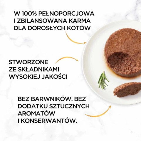 Purina Gourmet Gold mus z wołowiną 85g