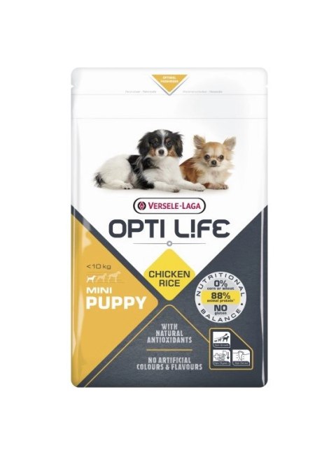 Versele-Laga Opti Life Puppy Mini Z Kurczakiem Dla Szczeniąt Małych Ras 1kg