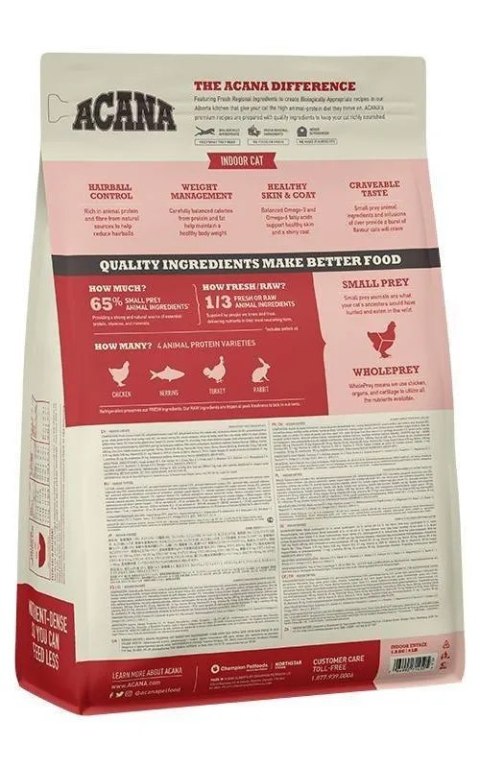 Acana Indoor Entree Cat 1,8kg