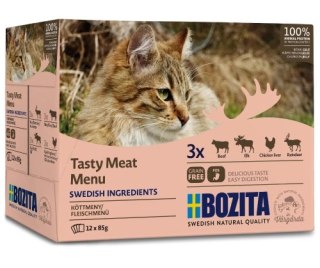 BOZITA Multibox Mięsne Kawałki W Galaretce (12x85g)