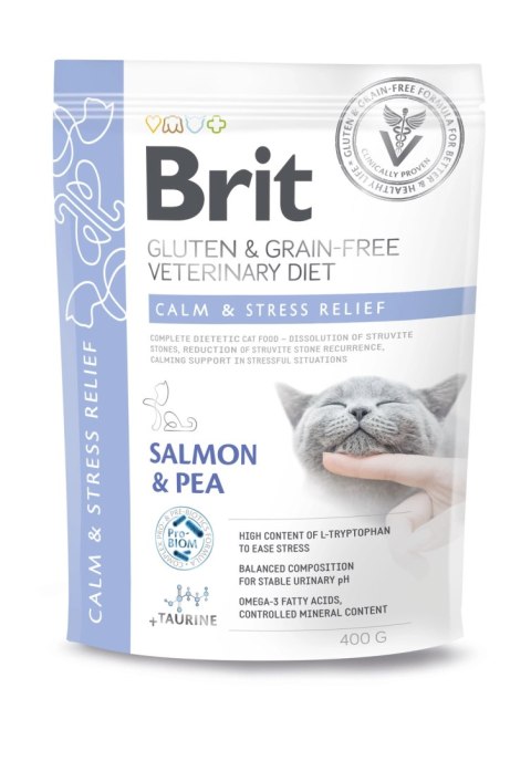 Brit GF Veterinary Diets Cat Calm & Stress Relief 400g