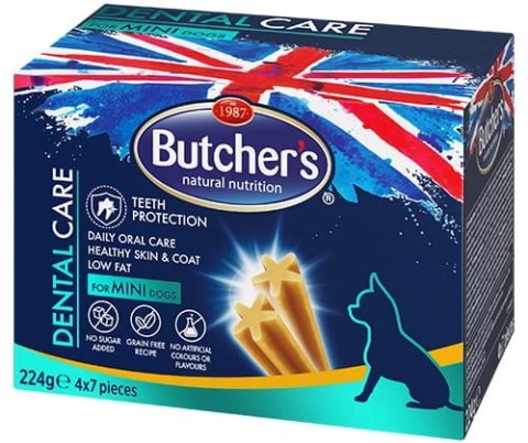 Butcher's Dental Care Mini Przysmak Dla Psa 4x56g