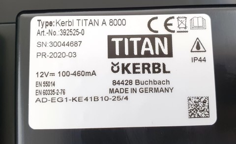 KERBL Elektryzator Akumulatorowy Titan A 8000