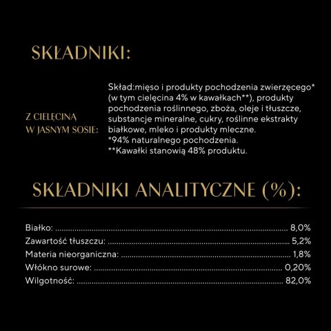 Sheba Sauce Collection Karma Mokra Dla Kota Z Cielęciną W Sosie 85g