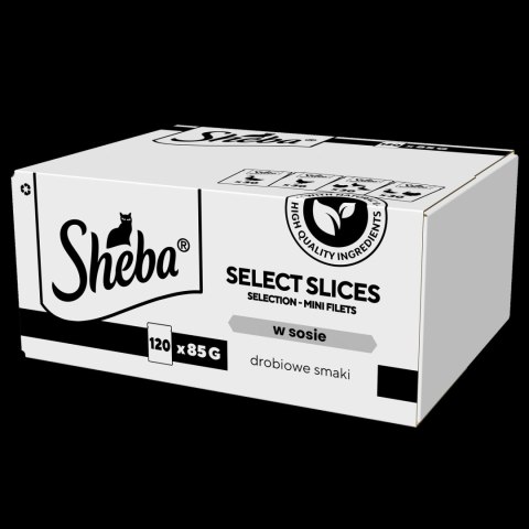 Sheba Selection Karma Dla Kota Drobiowe Smaki 120x85g