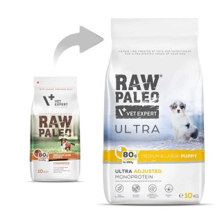 VetExpert Raw Paleo Ultra Turkey Puppy Medium/Large 10kg
