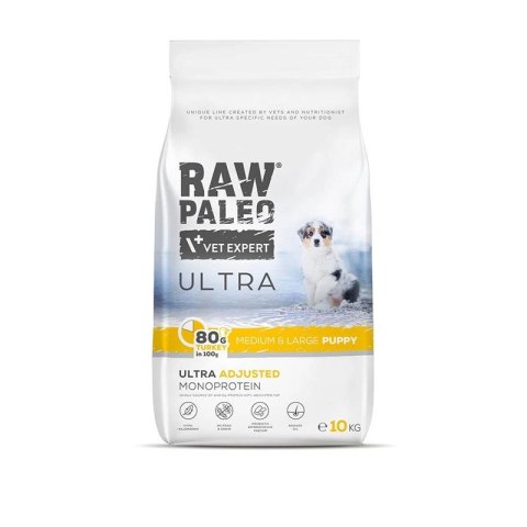 VetExpert Raw Paleo Ultra Turkey Puppy Medium/Large 10kg