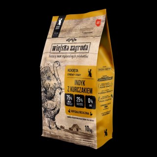 Wiejska Zagroda Indyk Z Kurczakiem Dla Kociąt 10kg