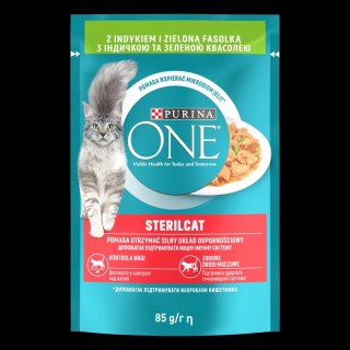ChatGPT powiedział: Purina One Sterilcat Karma Dla Kota Z Indykiem I Zieloną Fasolką 85g