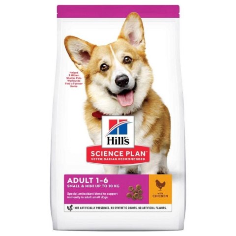 Hill's Science Plan Karma Dla Psa Small & Mini Adult Kurczak 3kg