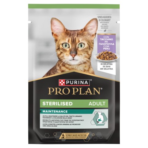 Purina Pro Plan Sterilised Karma Dla Kota Z Indykiem 85g