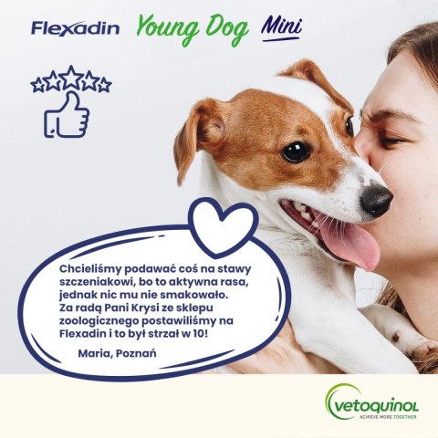 Vetoquinol Flexadin Young Dog Mini Kąski Dla Psa 60 Sztuk