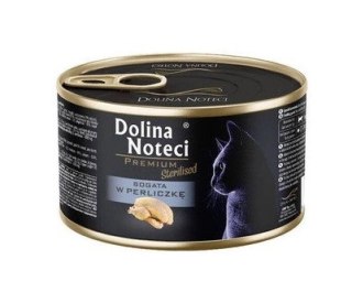 DOLINA NOTECI Premium Sterilised Bogata w Perliczkę dla Kota 185g