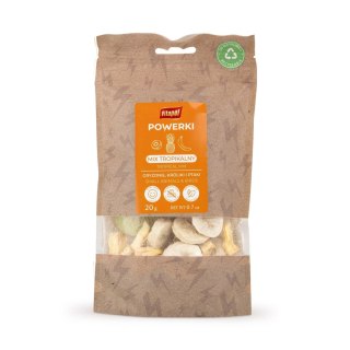 VITAPOL Powerki Mix Tropikalny Liofilizowane 20g - Gryzonie, Króliki, Ptaki