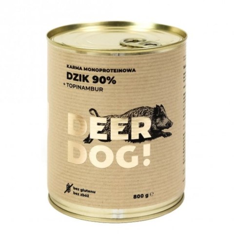 Deer Dog 6 x 800g MIX smaków puszka karma mokra dla psa DZICZYZNA