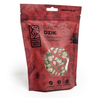 Deer Dog Ciastka dla psa Dzik Rozmaryn Kurkum 300g