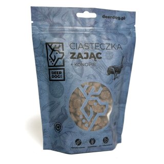 Deer Dog Ciastka dla psa Zając + Konopie 300g