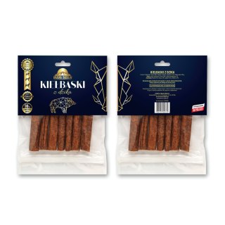 Kraina Radolin Kiełbaski z Dzika 7 szt 98% mięsa