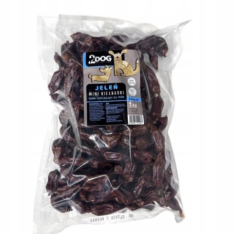 2Dog Mini Kiełbaski JELEŃ 1 Kg
