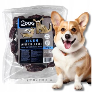 2Dog Mini Kiełbaski JELEŃ 160g