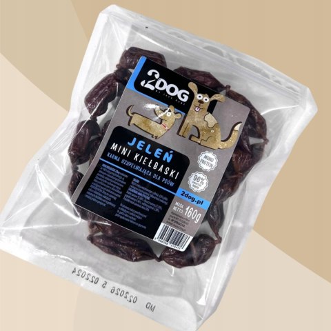 2Dog Mini Kiełbaski JELEŃ 160g