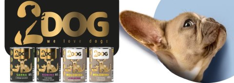 2Dog mokra karma wołowina z rosołem 800g