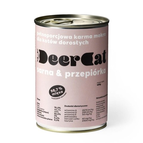 Deer Cat Sarna i przepiórka 400g