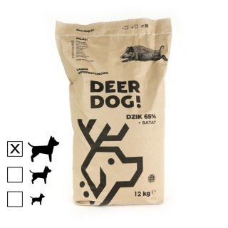 Deer Dog Dzik z batatami 12 kg DUŻE rasy sucha karma przysmak dla psa DZICZYZNA