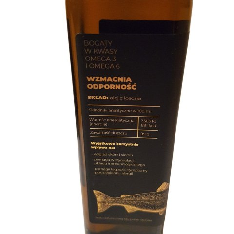 Deer Dog Olej z łososia 250 ml dla psa i kota Omega 3 na odpornośc i stawy