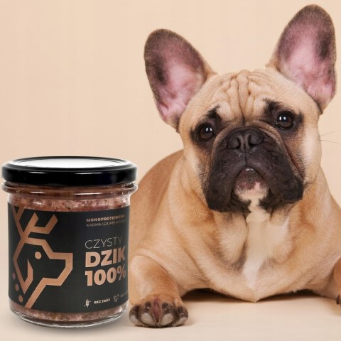 Deer Dog karma mokra dzik 100% słoik 290 g