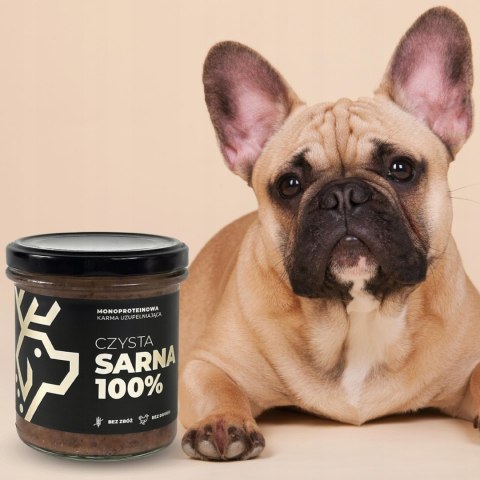 Deer Dog karma mokra sarna 100% słoik 290g