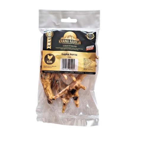 Łapka kurza 6szt przysmak dla psa gryzaki naturalne