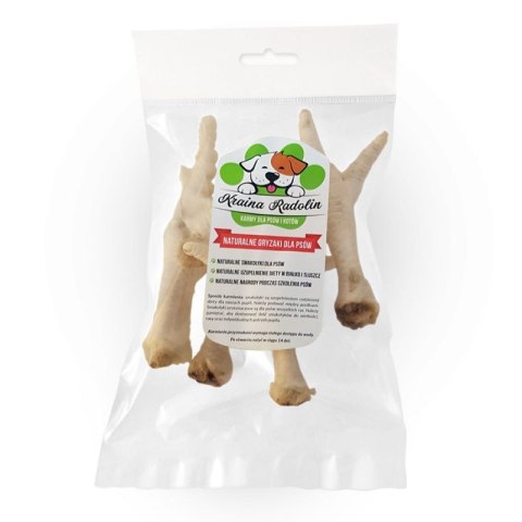 Łapka kurza biała 4 szt przysmak dla psa gryzaki naturalne