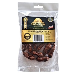 MINI Kiełbaski 96% DZIK 15 szt