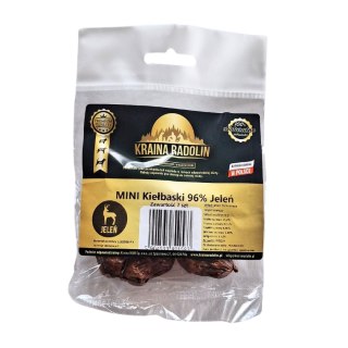 MINI Kiełbaski 96% JELEŃ 7 szt