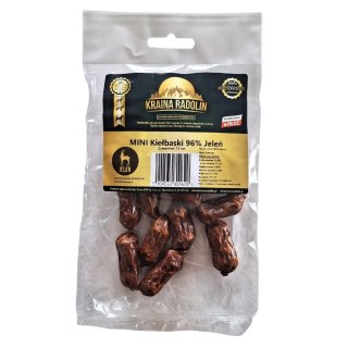 MINI Kiełbaski 96% Jeleń 15 szt