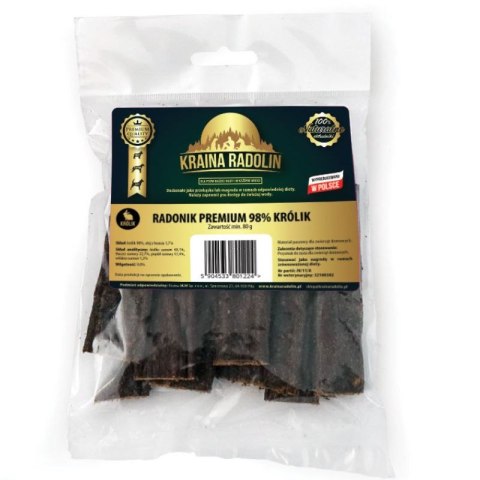 Radonik PREMIUM Królik 80g