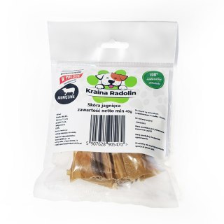 Skóra jagnięca 40g przysmak dla psa gryzaki naturalne PREMIUM