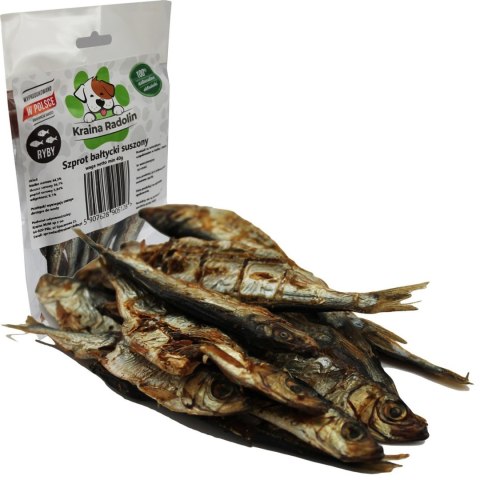 Szprotka bałtycka 40g ryba przysmak dla psa gryzaki naturalne EXTRA