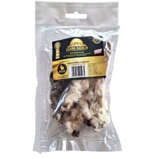 Ucho królika z włosem 100g