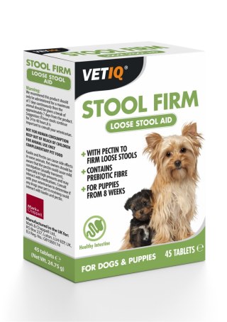 Vetiq VetIQ Stool Firm Preparat przeciw biegunce 45 tab. - WYPRZEDAŻ