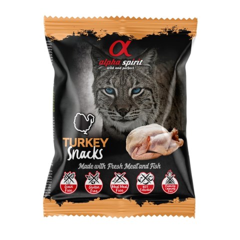 Alpha Spirit® Przysmak Dla Kota Kostki Z Indykiem 50 G
