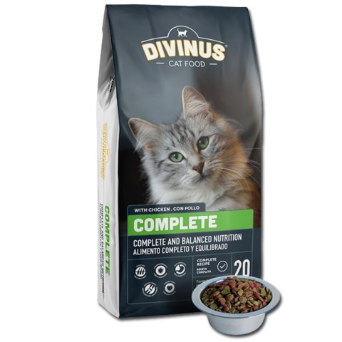 Divinus Cat Complete Karma Sucha Dla Kotów Dorosłych 20kg