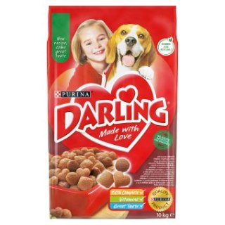 PURINA Darling Dog 10 kg - sucha karma dla psów z wołowiną i kurczakiem