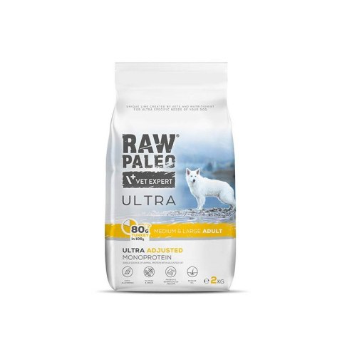 Vetexpert Raw Paleo Ultra Karma Dla Psów Dorosłych Large Indyk 2kg